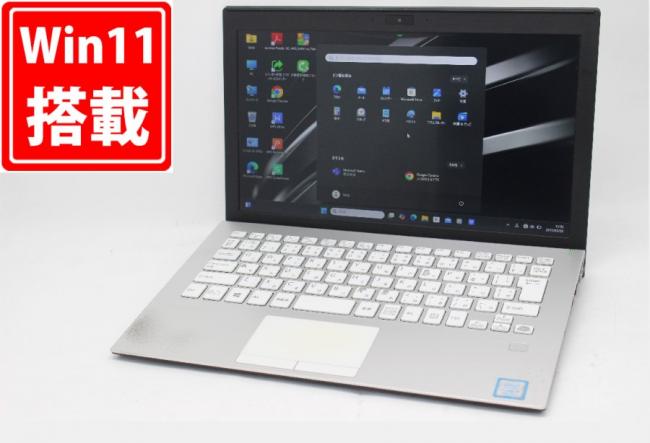 中古 フルHD 11.6型 SONY VAIO VJPF11C11N Windows11 第8世代 i5-8250u 8GB 256GB-SSD カメラ 無線 Office付き 中古パソコン  管:1322m