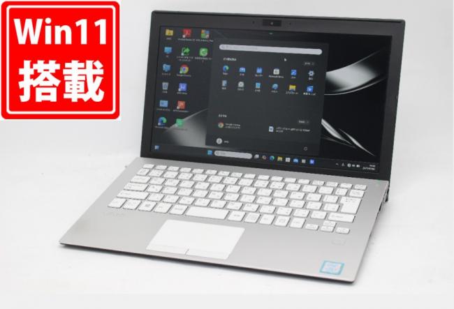 中古 フルHD 11.6型 SONY VAIO VJPF11C11N Windows11 第8世代 i5-8250u 8GB 256GB-SSD カメラ 無線 Office付き 中古パソコン  管:1504m