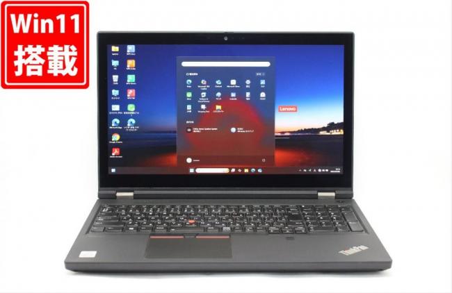 良品 4K有機EL対応 タッチ 15.6型 Lenovo ThinkPad P15 Gen 1 Windows11 第10世代 i7-10850H 32GB NVMe 256GB + 1TB NVIDIA Quadro T2000 カメラ 無線Wi-Fi6 Office付き 管:1341j