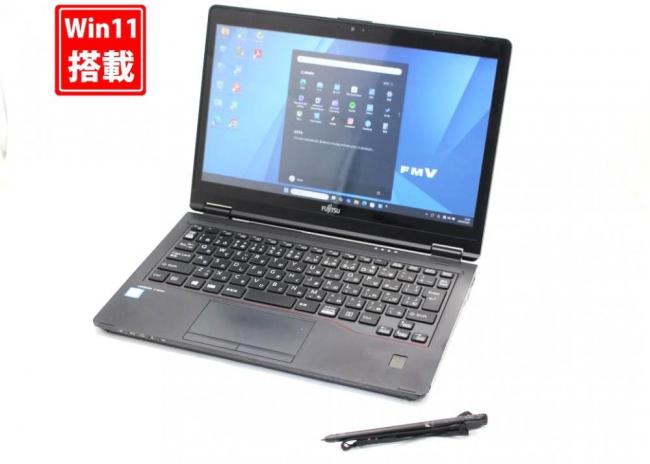 中古 フルHD タッチ 12.5型 Fujitsu LIFEBOOK U729XA Windows11 第8世代 i5-8365u 8GB 256GB-SSD カメラ 無線 Office付き 中古パソコン 管:1614s