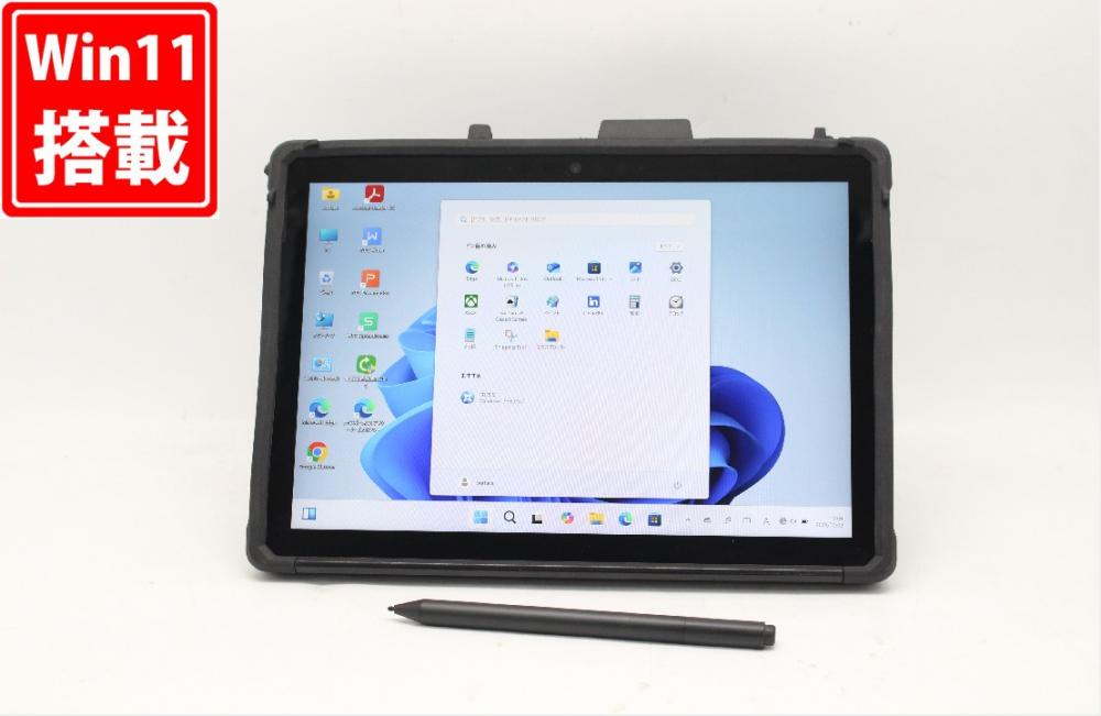 美品 フルHD 10.5型 タブレット Microsoft Surface Go 3 Windows11 第10世代 i3-10100Y 8GB NVMe 128GB-SSD カメラ 無線Wi-Fi6 Office付き 中古パソコン 管:1727j