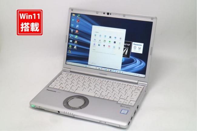 中古美品 フルHD対応WUXGA 12.1型 Panasonic Let's note CF-SV7UFKVS Windows11 第8世代 i7-8650u 16GB 512GB-SSD カメラ LTE 無線 Office付き 中古パソコン 管:1019s