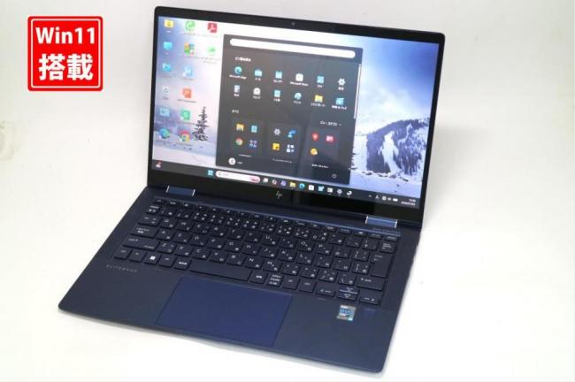 中古良品 フルHD タッチ 13.3型 HP Elite DragonFly 2in1 Windows11 第11世代 i7-1165G7 16GB NVMe 512GB-SSD カメラ LTE 無線Wi-Fi6 Office付き 中古パソコン 管:1544s