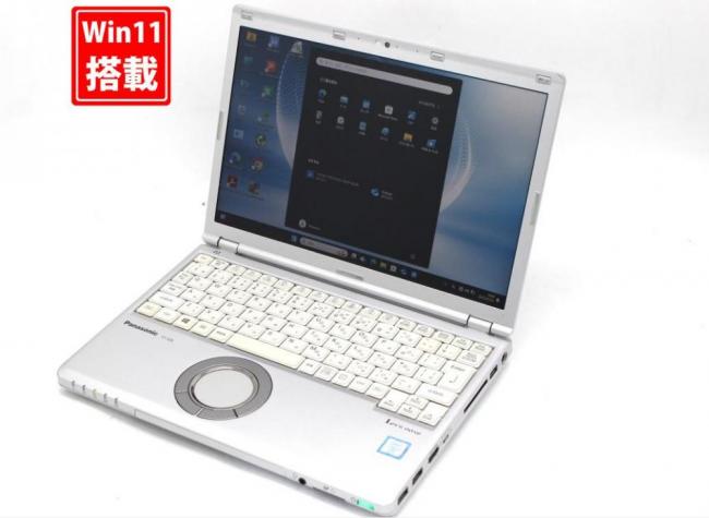 中古 フルHD対応WUXGA 12.1型 Panasonic Let's note CF-SZ6Z16VS Windows11 七世代 i7-7600u 16GB 512GB-SSD カメラ LTE 無線 Office付き 中古パソコン 管:0906s