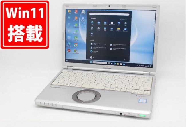 中古 フルHD対応WUXGA 12型 Panasonic Let's note CF-SZ6 Windows11 七世代 i7-7600U 16GB 512GB-SSD カメラ LTE 無線 Office付き 中古パソコン 管:1350m
