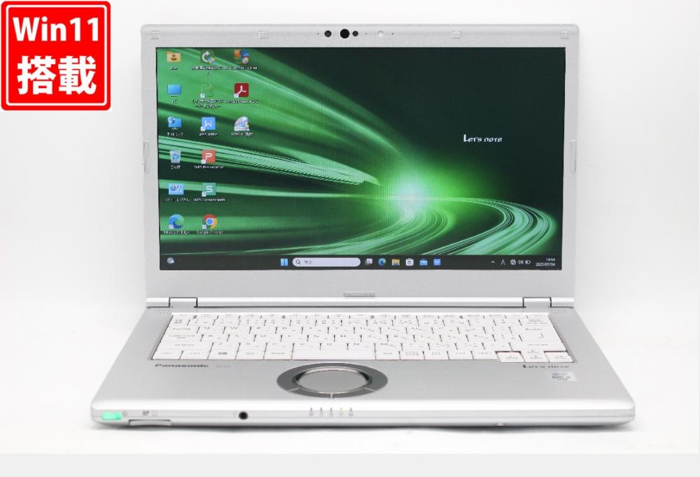 中古良品 フルHD 14型 Panasonic Let's note CF-LV9RDQVS Windows11 第10世代 i5-10310u 16GB NVMe 256GB-SSD カメラ 無線Wi-Fi6 Office付き 中古パソコン 管:1504r