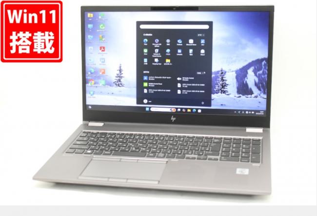 ゲーミングPC  中古 フルHD 15.6型 HP ZBook Fury15 G7 Windows11 第10世代 i7-10850H 32GB NVMe 1TB-SSD NVIDIA Quadro RTX 3000 カメラ LTE 無線Wi-Fi6 Office付き 中古パソコン 管:1704m