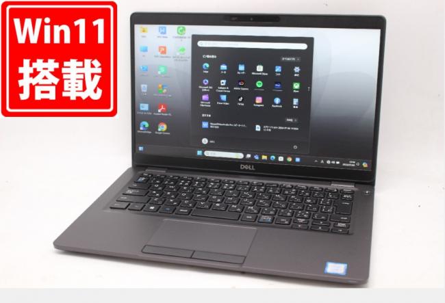 良品 フルHD 13.3型 DELL Latituda 5300 Windows11 八世代 i7-8665U 8GB NVMe 256GB-SSD カメラ 無線 Office付 中古パソコン  管:1330m