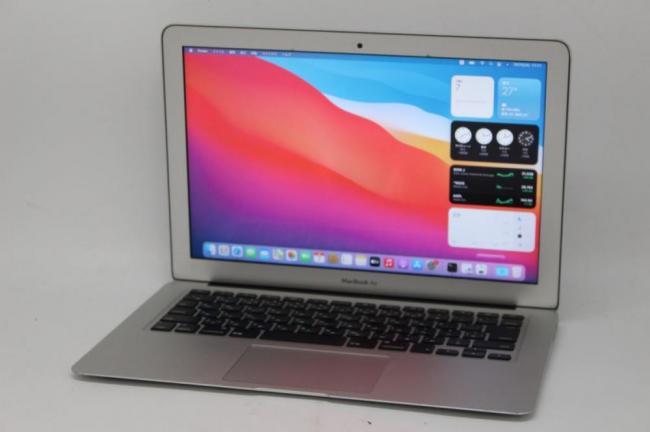  中古 13.3型 Apple MacBook Air A1466 MID-2013 macOS BigSur(正規Win11追加可) 四世代 i7-4650U 8GB 256GB-SSD カメラ 無線 中古パソコン