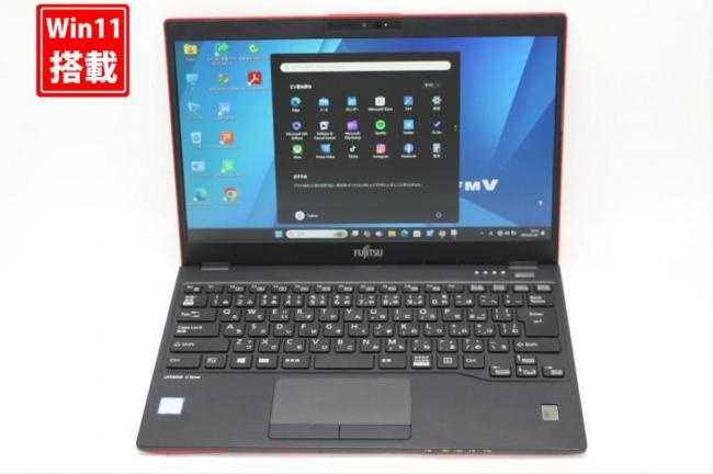 中古 フルHD 13.3型 Fujitsu LIFEBOOK U939B Windows11 第8世代 i5-8365u 8GB 128GB-SSD カメラ LTE 無線 Office付き 中古パソコン 管:1408s