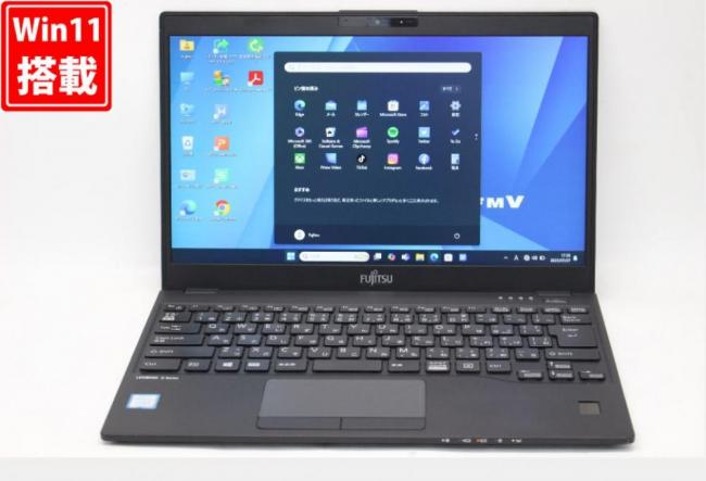 中古良品 フルHD 13.3型 Fujitsu LIFEBOOK U939A Windows11 第8世代 i5-8365U 8GB 128GB-SSD カメラ 無線 Office付き 中古パソコン 管:1757v