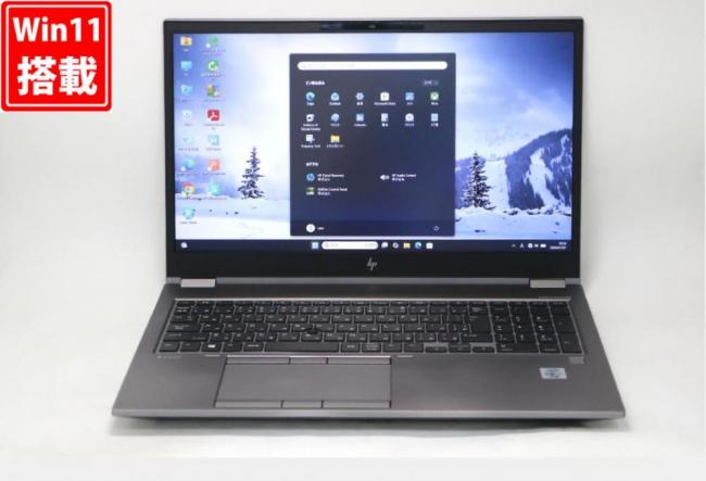 ゲーミングPC 中古 フルHD 15.6型 HP ZBook Fury 15 G7 Windows11 第10世代 i7-10850H 32GB NVMe 512GB-SSD + 1TB-HDD NVIDIA Quadro T1000 with Max-Q Design カメラ 無線Wi-Fi6 O