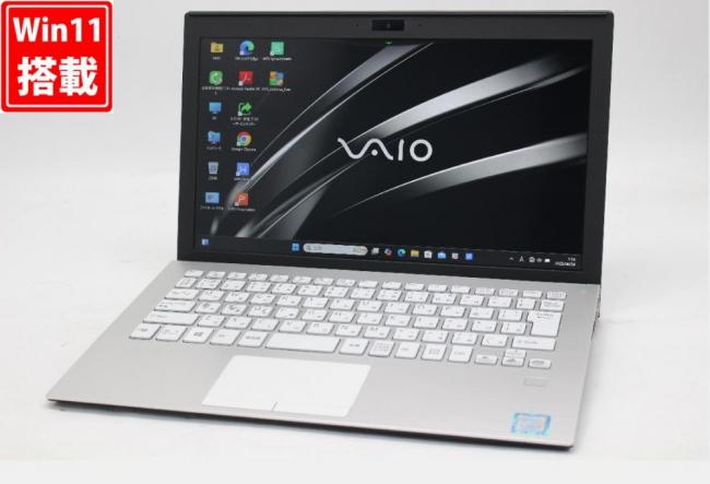 中古 フルHD 11.6型 SONY VAIO VJPF11C11N Windows11 第8世代 i5-8250U 8GB 256GB-SSD カメラ 無線 Office付き 中古パソコン  管:1019w