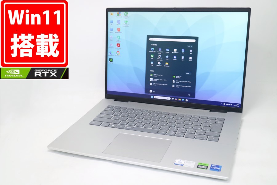 ゲーミングPC 美品 2K液晶 16型 DELL Inspiron 16 Plus 7630 Windows11 14コア 第13世代 i7-13700H 32GB NVMe 1TB-SSD NVIDIA GeForce RTX 4060 Laptop カメラ 無線Wi-Fi6 Office付き 中