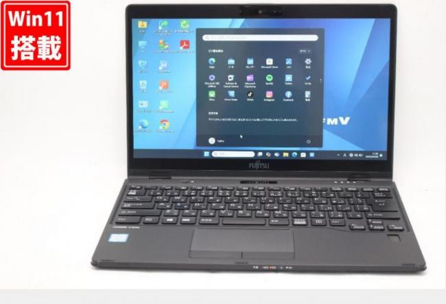 中古 フルHD タッチ 13.3型 Fujitsu LIFEBOOK U939XA Windows11 第8世代 i5-8365U 8GB 256GB-SSD カメラ 無線 Office付き 中古パソコン 管:1125v
