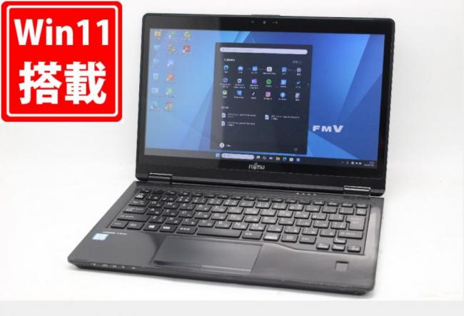 中古 フルHD タッチ 12.5型 Fujitsu LIFEBOOK U729XA Windows11 第8世代 i5-8365U 8GB 256GB-SSD カメラ 無線 Office付き 中古パソコン 管:1399m