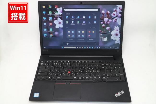 中古良品 15.6型 Lenovo ThinkPad E590 Windows11 第8世代 i7-8565u 16GB NVMe 512GB-SSD カメラ 無線 Office付き 中古パソコン 管:1831s