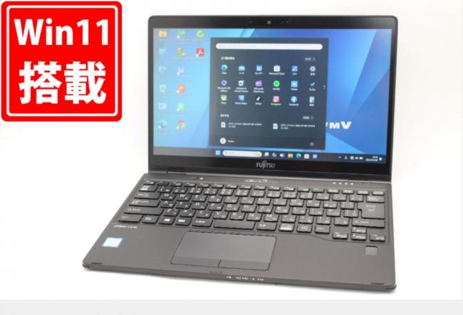326時間 中古 フルHD タッチ 13.3型 Fujitsu LIFEBOOK U939XC Windows11 第8世代 i5-8365U 8GB 256GB-SSD カメラ LTE 無線 Office付き 中古パソコン 管:1523m