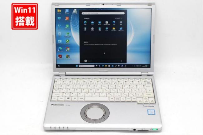 中古 フルHD 12.1型 Panasonic Let's note CF-SZ6Z16VS Windows11 七世代 i7-7600u 16GB 512GB-SSD カメラ LTE 無線 Office付き 中古パソコン 管:1430s