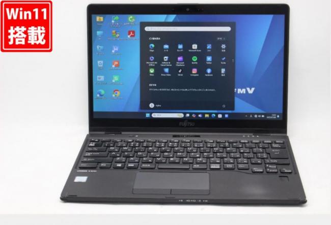 中古 フルHD タッチ 13.3型 Fujitsu LIFEBOOK U939XA Windows11 第8世代 i5-8365U 8GB 256GB-SSD カメラ 無線 Office付き 中古パソコン 管:1509v