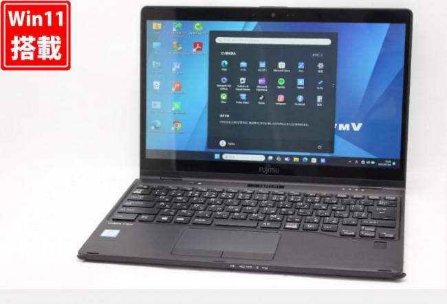 中古 フルHD タッチ 13.3型 Fujitsu LIFEBOOK U939XC Windows11 第8世代 i7-8365U 8GB 256GB-SSD カメラ LTE 無線 Office付き 中古パソコン 管:1603v
