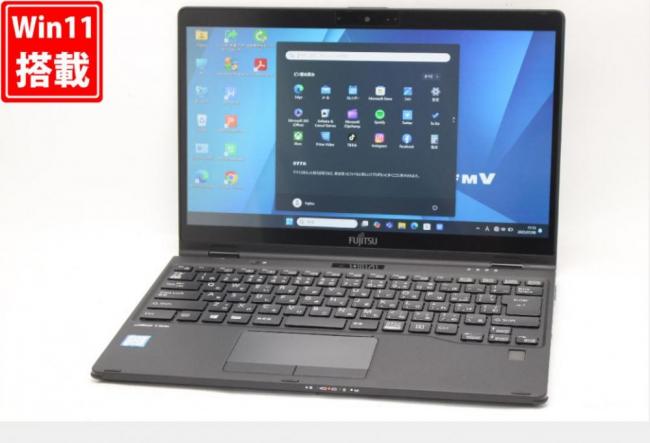 中古 フルHD タッチ 13.3型 Fujitsu LIFEBOOK U939XC Windows11 第8世代 i7-8365U 8GB 256GB-SSD カメラ LTE 無線 Office付き 中古パソコン 管:1717v