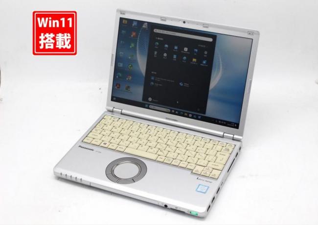 中古 フルHD対応WUXGA 12.1型 Panasonic Let's note CF-SZ6Z16VS Windows11 七世代 i7-7600u 16GB 512GB-SSD カメラ LTE 無線 Office付き 中古パソコン 管:1720s