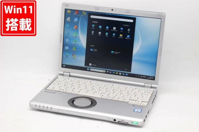 中古 フルHD対応WUXGA 12型 Panasonic Let's note CF-SZ6Z16VS Windows11 七世代 i7-7600U 16GB NVMe 512GB-SSD カメラ LTE 無線 Office付き 中古パソコン 管:1805h