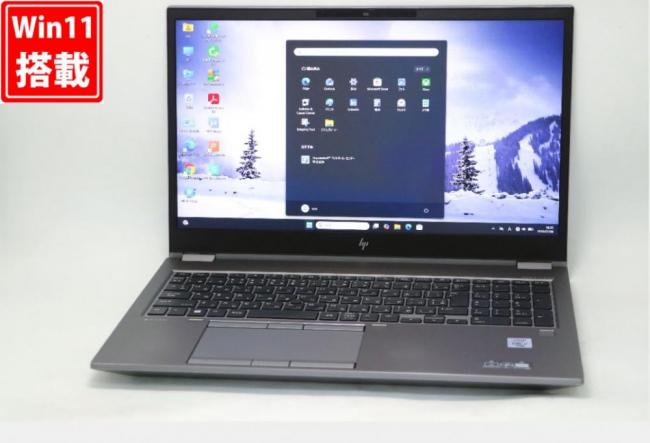 ゲーミングPC 中古 フルHD 15.6型 HP ZBook Fury 15 G7 Windows11 第10世代 i7-10850H 32GB NVMe 1TB-SSD NVIDIA Quadro RTX 3000 カメラ LTE 無線Wi-Fi6 Office付き 中古パソコン 管:0919v