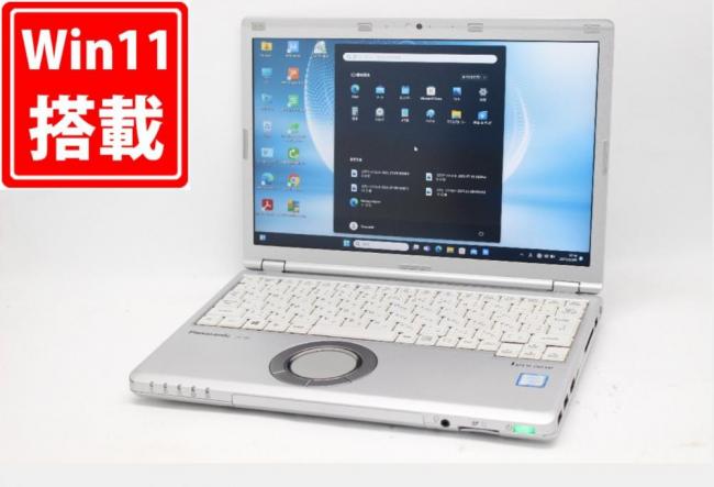 中古 フルHD対応WUXGA 12型 Panasonic Let's note CF-SZ6 Windows11 七世代 i7-7600U 16GB 512GB-SSD カメラ LTE 無線 Office付き 中古パソコン 管:1022m
