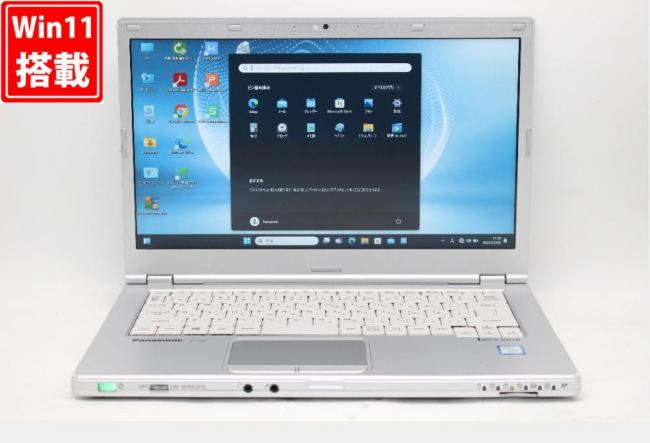 良品 フルHD 14型 Panasonic Let's note CF-LX6RDGVS Windows11 七世代 i5-7300u 8GB 256GB-SSD カメラ 無線 Office付き 中古パソコン 管:1142r