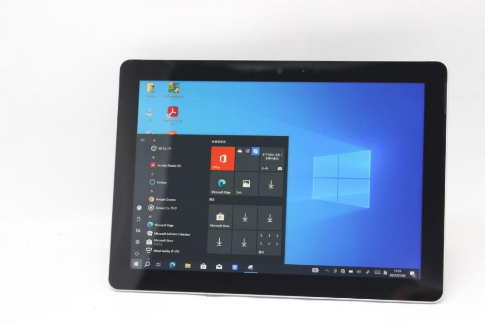 良品 10型 タブレット Microsoft Surface GO Windows10 Pentium 4415Y 4GB 64GB-SSD カメラ 無線 Office付き 中古パソコン 税無 管:1322v