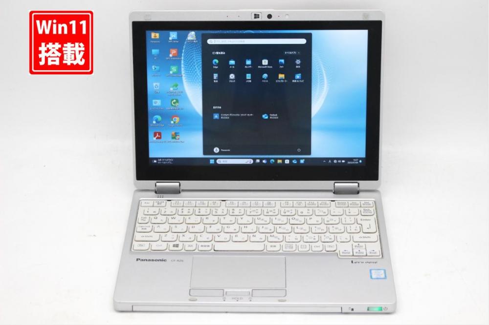 中古美品 フルHD対応WUXGA タッチ 10.1型 Panasonic Let's Note CF-RZ6RFRVS Windows11 七世代 i5-7Y57 8GB 256GB-SSD カメラ LTE 無線 Office付き 中古パソコン 管:1412s