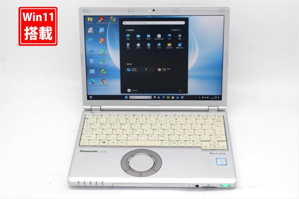 中古 フルHD対応WUXGA 12.1型 Panasonic Let's note CF-SZ6Z16VS Windows11 七世代 i7-7600U 16GB 512GB-SSD カメラ 無線 Office付き 中古パソコン 管:1519s