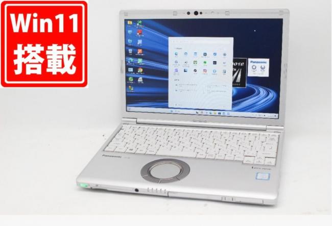 中古 フルHD対応WUXGA 12型 Panasonic Let's note CF-SV7HF4VS Windows11 第8世代 i5-8250U 8GB 256GB-SSD カメラ 無線 Office付き 中古パソコン 管:1818m