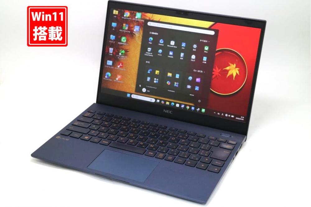 中古良品 フルHD 13.3型 NEC LAVIE GN286M4GN Windows11 第11世代 i7-1165G7 16GB NVMe 512GB-SSD カメラ 無線Wi-Fi6 Office付き 中古パソコン 管:1706s