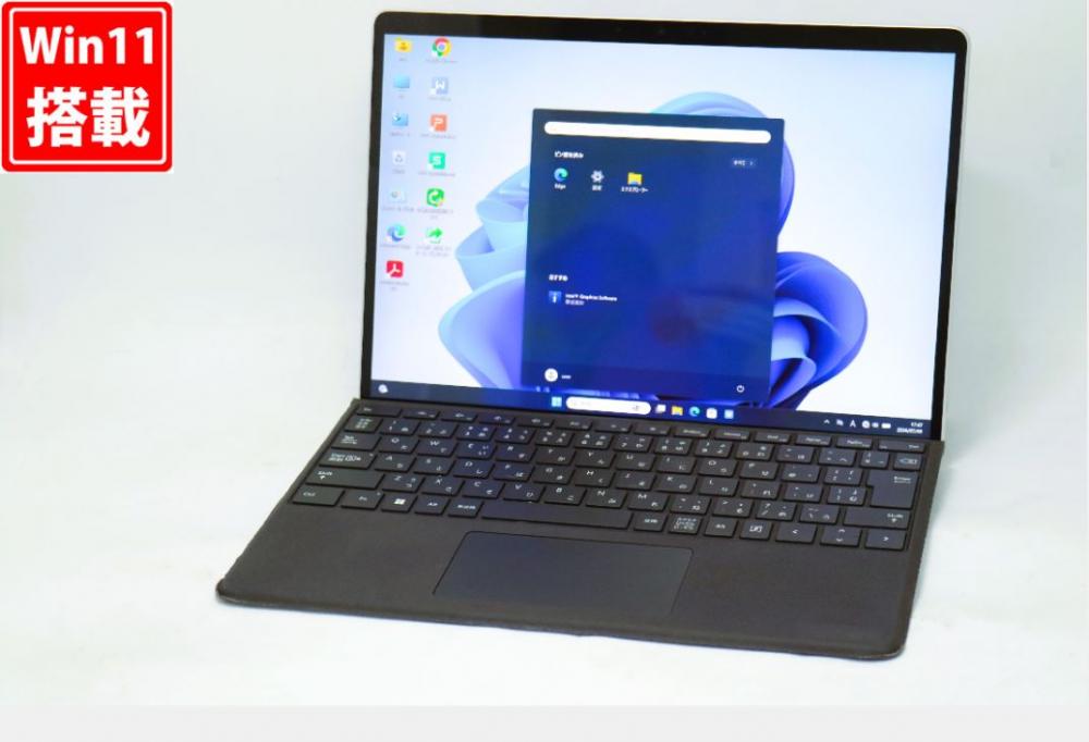 充放電回数9回 中古美品 2.8K液晶 タッチ 13型 Microsoft Surface Pro9 2038 Windows11 10コア 第12世代 i7-1265U 16GB NVMe 256GB-SSD カメラ 無線Wi-Fi6 Office付き 中古パソコン 管:1754v