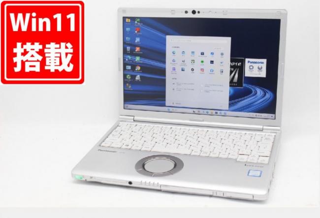 中古 フルHD対応WUXGA 12型 Panasonic Let's note CF-SV7HF4VS Windows11 第8世代 i5-8250U 8GB 256GB-SSD カメラ 無線 Office付き 中古パソコン 管:1043m
