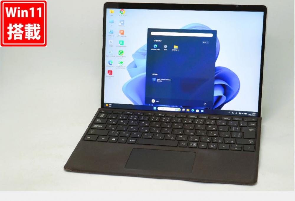 充放電回数9回 中古美品 2.8K液晶 タッチ 13型 Microsoft Surface Pro9 2038 Windows11 10コア 第12世代 i7-1265U 16GB NVMe 256GB-SSD カメラ 無線Wi-Fi6 Office付き 中古パソコン 管:1107v