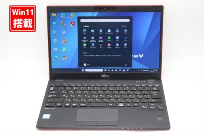 中古 フルHD 13.3型 Fujitsu LIFEBOOK U939B Windows11 第8世代 i5-8365u 8GB 128GB-SSD カメラ LTE 無線 Office付き 中古パソコン 管:1341s