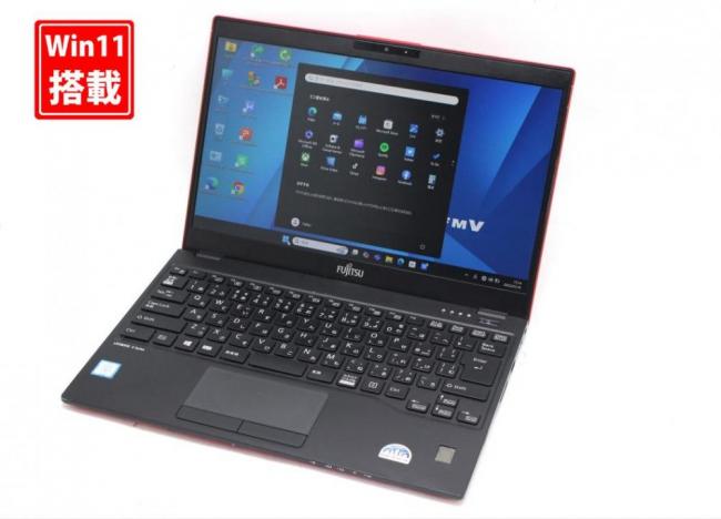 中古 フルHD 13.3型 Fujitsu LIFEBOOK U939B Windows11 第8世代 i5-8365u 8GB 128GB-SSD カメラ LTE 無線 Office付き 中古パソコン 管:1504s