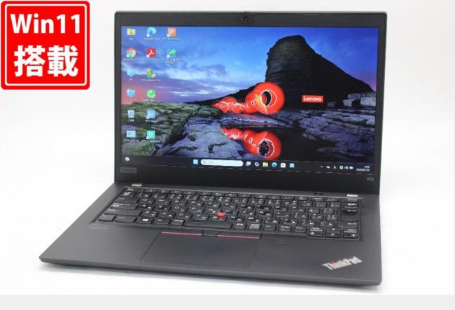 中古 フルHD 13.3型 Lenovo ThinkPad X13 Gen1 Windows11 AMD Ryzen5 PRO 4650U 16GB NVMe 256GB-SSD カメラ 無線Wi-Fi6 Office付き 中古パソコン 管:0988w