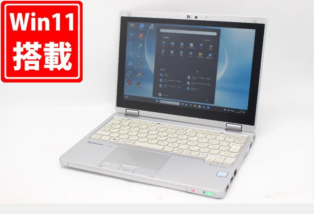 中古 フルHD対応WUXGA タッチ 10型 Panasonic CF-RZ6R Windows11 七世代 i5-7Y57 8GB 256GB-SSD カメラ LTE 無線 Office付き 中古パソコン 管:1732m