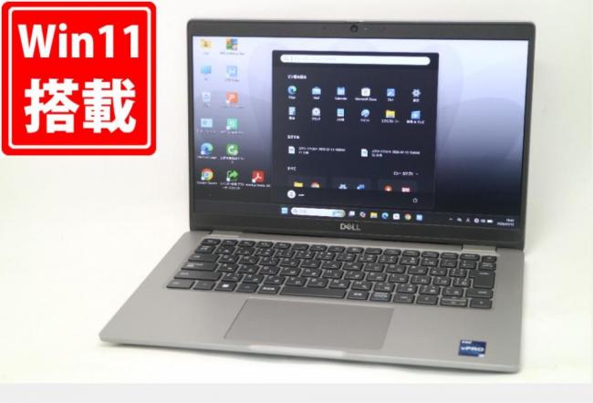 充放電回数5回 良品 フルHD 13.3型 DELL Latitude 5340 Windows11 10コア 第13世代 i5-1345U 8GB NVMe 256GB-SSD カメラ 無線Wi-Fi6 Office付き 中古パソコン 管:1645m