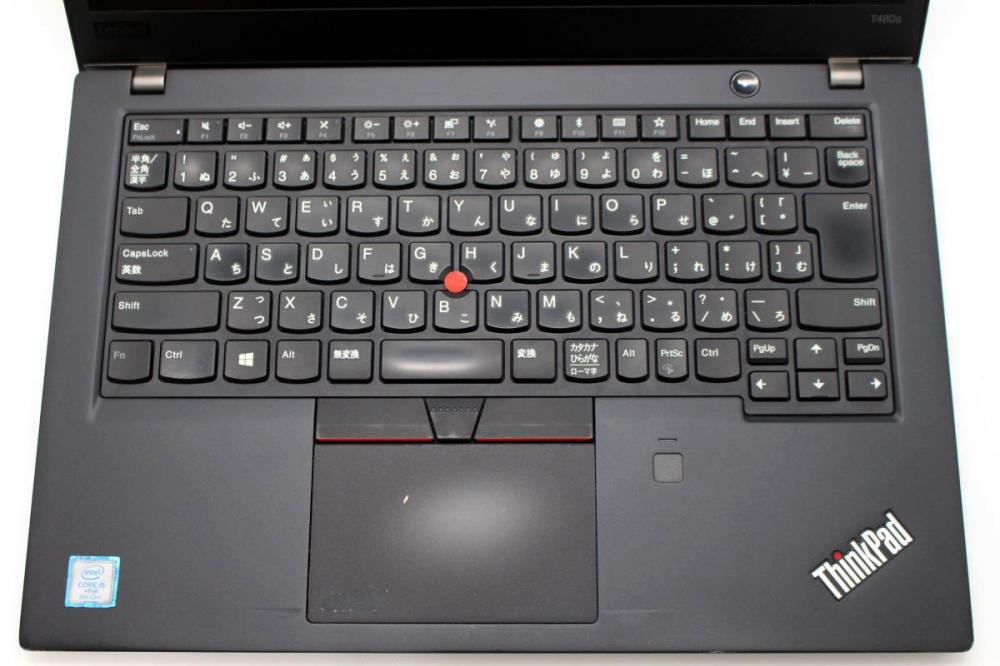  中古 フルHD 14インチ Lenovo ThinkPad T480s Windows11 八世代 i5-8350U 8GB  256GB-SSD カメラ 無線 Office付 中古パソコンWin11 税無