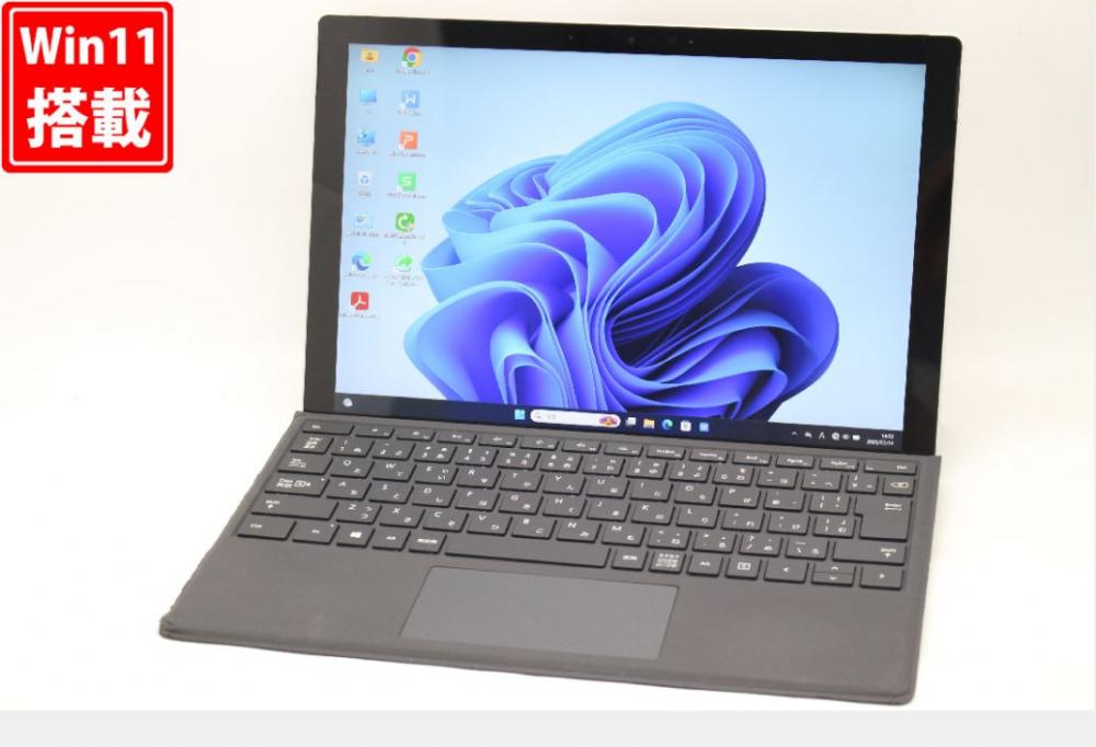 中古 2K対応 タッチ 12.3型 Microsoft Surface Pro7 Windows11 第10世代 i5-1035G4 8GB NVMe 256GB-SSD カメラ 無線Wi-Fi6 Office付き 中古パソコン 管:1435v