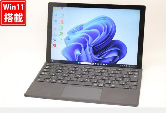 中古 2K対応 タッチ 12.3型 Microsoft Surface Pro7 Windows11 第10世代 i5-1035G4 8GB NVMe 256GB-SSD カメラ 無線Wi-Fi6 Office付き 中古パソコン 管:1435v