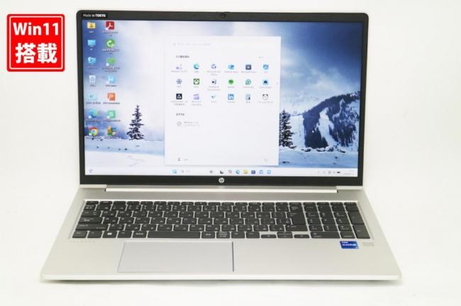 充放電回数5回 中古美品 フルHD 15.6型 HP ProBook 450 G9 Windows11 10コア 第12世代 i7-1255u 32GB NVMe 512GB-SSD カメラ 無線Wi-Fi6 Office付き 中古パソコン 管:1771k