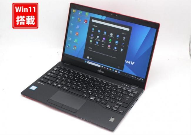 中古 フルHD 13.3型 Fujitsu LIFEBOOK U939B Windows11 第8世代 i5-8365u 8GB 128GB-SSD カメラ LTE 無線 Office付き 中古パソコン 管:1753s