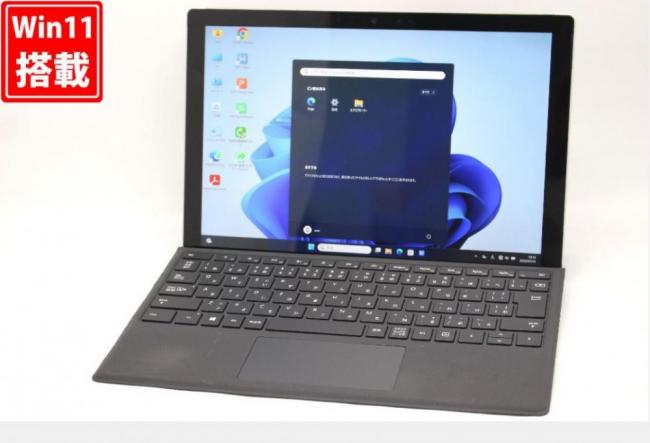 中古 2K対応 タッチ 12.3型 Microsoft Surface Pro7 Windows11 第10世代 i5-1035G4 8GB NVMe 256GB-SSD カメラ 無線Wi-Fi6 Office付き 中古パソコン 管:1815v